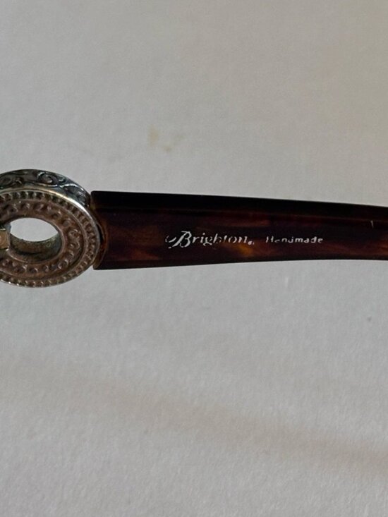 Brighton Women’s Central Park Signature Silver Tortoise Sunglasses Frames & Case main image 7